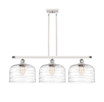 Ballston Urban Three Light Island Pendant in White Polished Chrome (405|916-3I-WPC-G713-L)