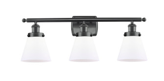 Ballston Urban Three Light Bath Vanity in Matte Black (405|916-3W-BK-G61)