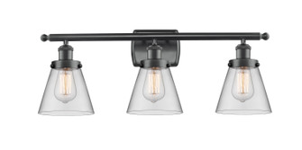 Ballston Urban LED Bath Vanity in Matte Black (405|916-3W-BK-G62-LED)