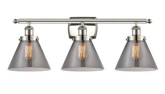 Ballston Urban Three Light Bath Vanity in Polished Nickel (405|916-3W-PN-G43)