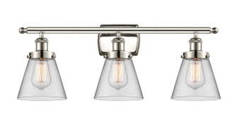Ballston Urban Three Light Bath Vanity in Polished Nickel (405|916-3W-PN-G62)