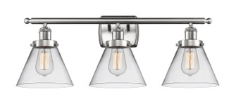 Ballston Urban Three Light Bath Vanity in Brushed Satin Nickel (405|916-3W-SN-G42)