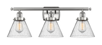 Ballston Urban LED Bath Vanity in Brushed Satin Nickel (405|916-3W-SN-G44-LED)