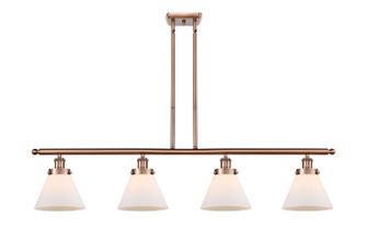 Ballston Urban Four Light Island Pendant in Antique Copper (405|916-4I-AC-G41)
