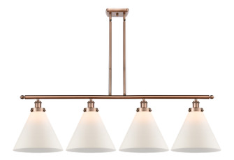 Ballston Urban Four Light Island Pendant in Antique Copper (405|916-4I-AC-G41-L)
