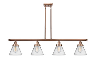 Ballston Urban Four Light Island Pendant in Antique Copper (405|916-4I-AC-G42)