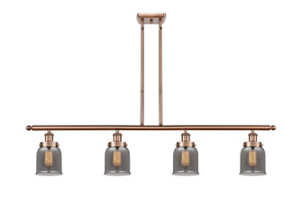 Ballston Urban Four Light Island Pendant in Antique Copper (405|916-4I-AC-G53)