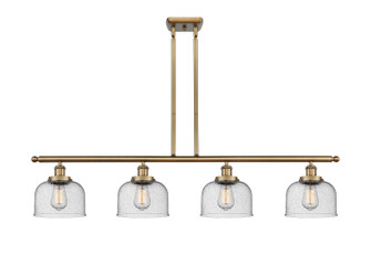 Ballston Urban Four Light Island Pendant in Brushed Brass (405|916-4I-BB-G74)