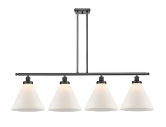Ballston Urban Four Light Island Pendant in Matte Black (405|916-4I-BK-G41-L)