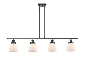 Ballston Urban Four Light Island Pendant in Matte Black (405|916-4I-BK-G61)