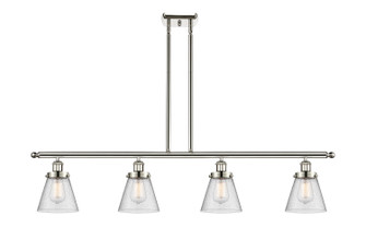 Ballston Urban Four Light Island Pendant in Polished Nickel (405|916-4I-PN-G64)