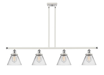 Ballston Urban LED Island Pendant in White Polished Chrome (405|916-4I-WPC-G42-LED)