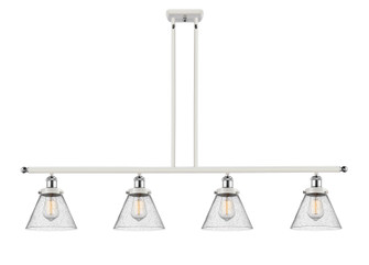Ballston Urban LED Island Pendant in White Polished Chrome (405|916-4I-WPC-G44-LED)
