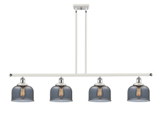 Ballston Urban Four Light Island Pendant in White Polished Chrome (405|916-4I-WPC-G73)
