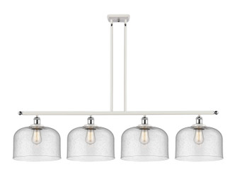 Ballston Urban Four Light Island Pendant in White Polished Chrome (405|916-4I-WPC-G74-L)
