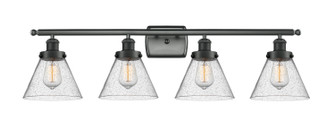 Ballston Urban LED Bath Vanity in Matte Black (405|916-4W-BK-G44-LED)