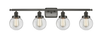 Ballston Urban Four Light Bath Vanity in Oil Rubbed Bronze (405|916-4W-OB-G202-6)