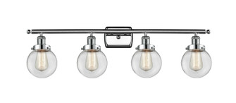 Ballston Urban Four Light Bath Vanity in Polished Chrome (405|916-4W-PC-G202-6)