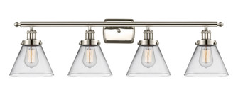 Ballston Urban Four Light Bath Vanity in Polished Nickel (405|916-4W-PN-G42)