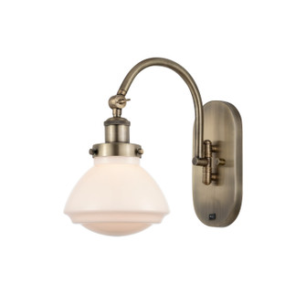 Franklin Restoration One Light Wall Sconce in Antique Brass (405|918-1W-AB-G321)
