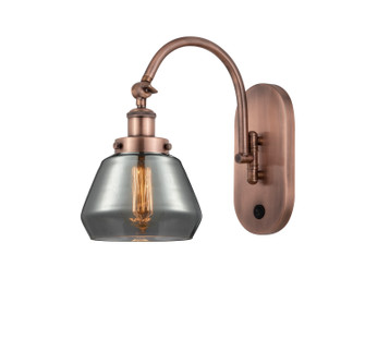 Franklin Restoration One Light Wall Sconce in Antique Copper (405|918-1W-AC-G173)