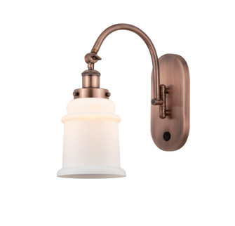 Franklin Restoration One Light Wall Sconce in Antique Copper (405|918-1W-AC-G181)