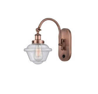 Franklin Restoration One Light Wall Sconce in Antique Copper (405|918-1W-AC-G534)
