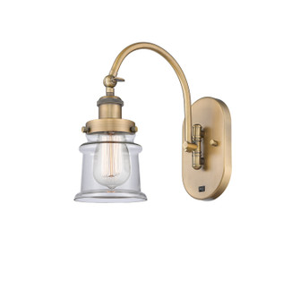 Franklin Restoration LED Swing Arm in Brushed Brass (405|918-1W-BB-G182S-LED)