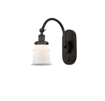 Franklin Restoration One Light Wall Sconce in Oil Rubbed Bronze (405|918-1W-OB-G181S)