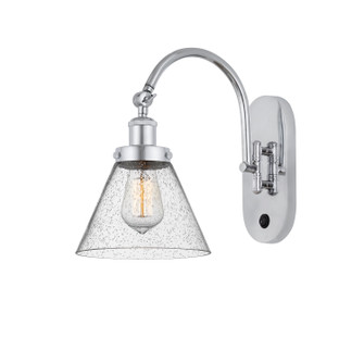 Franklin Restoration One Light Wall Sconce in Polished Chrome (405|918-1W-PC-G44)