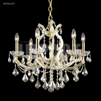 Maria Theresa Six Light Chandelier in Silver (64|40256S00)