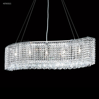 Contemporary Five Light Chandelier in Silver (64|40765S11)
