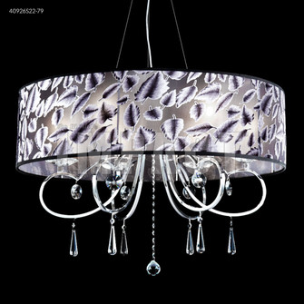 Contemporary Six Light Chandelier in Silver (64|40926S22-79)