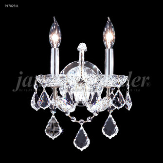 Maria Theresa Grand Two Light Wall Sconce in Silver (64|91702S1X)
