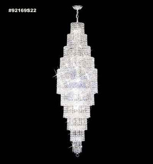 Prestige 58 Light Chandelier in Silver (64|92169S22)