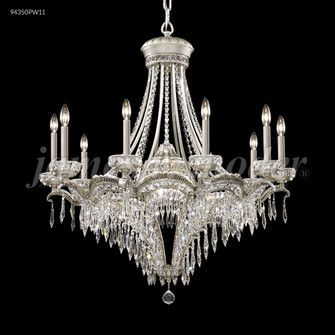 Dynasty Cast Brass 12 Light Chandelier in Pewter (64|94350PW11)