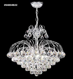 Jacqueline Seven Light Chandelier in Silver (64|94804S22)