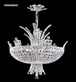 Eclipse Fashion 12 Light Chandelier in Silver (64|95658S22)