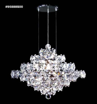 Continental Fashion 25 Light Chandelier in Silver (64|95888S00)