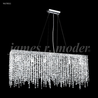 Continental Fashion Six Light Chandelier in Silver (64|96178S11)