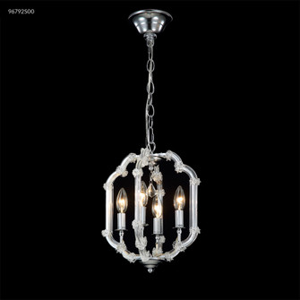 Lantern Four Light Chandelier in Silver (64|96792S00)