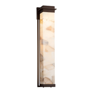 Alabaster Rocks LED Outdoor Wall Sconce in Brushed Nickel (102|ALR-7546W-NCKL)