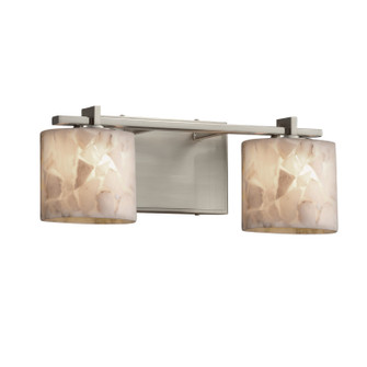 Alabaster Rocks Two Light Bath Bar in Dark Bronze (102|ALR-8442-30-DBRZ)
