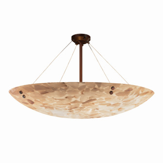 Alabaster Rocks 12 Light Semi-Flush Mount in Dark Bronze (102|ALR-9659-35-DBRZ-F1)