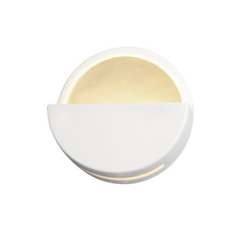 Ambiance LED Wall Sconce in Matte White w/ Champagne Gold (102|CER-5615-MTGD)