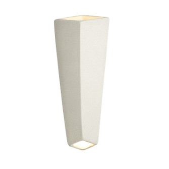 Ambiance LED Wall Sconce in White Crackle w/ Ink w/ White Crackle w/ No Ink (102|CER-5825-CRNI)