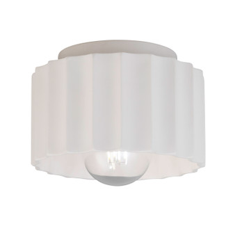Radiance One Light Outdoor Flush-Mount in Carbon - Matte Black (102|CER-6183W-CRB)