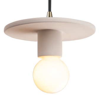 Radiance One Light Pendant in Bisque (102|CER-6320-BIS-ABRS-BKCD)
