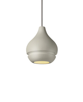 Radiance One Light Pendant in Antique Silver (102|CER-6400-ANTS-MBLK-BKCD)