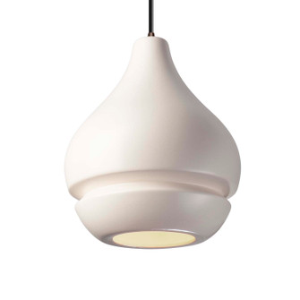 Radiance One Light Pendant in Matte White (102|CER-6400-MAT-DBRZ-BKCD)